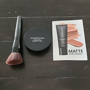 BARE MINERALS Original Mineral Veil Pressed Powder & Precision Face Brush